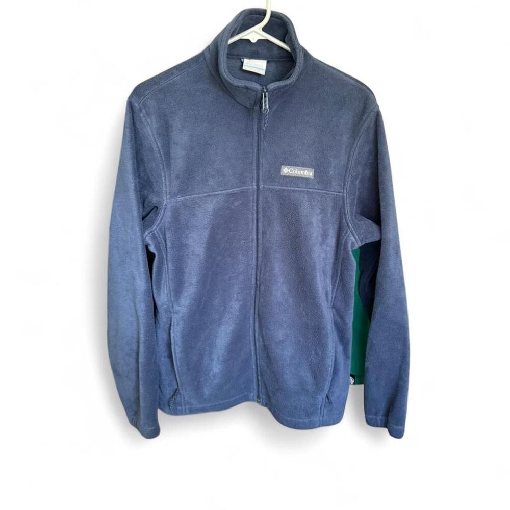 Columbia Sportswear Men's Blue Fleece Zip up Jacket S